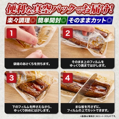【期間限定】【訳あり】鹿児島県大隅産うなぎ蒲焼有頭 3尾セット(計310g)KN007-002-07