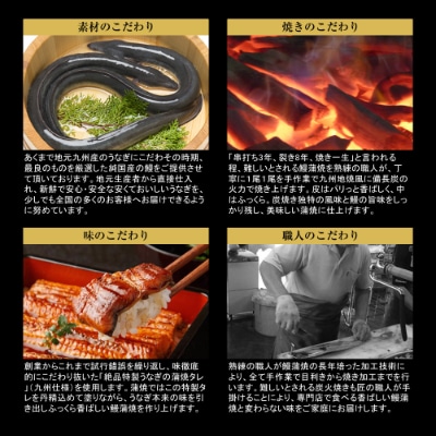 【九州産】備長炭手焼　鯉家匠うなぎの蒲焼　10尾セット 1645
