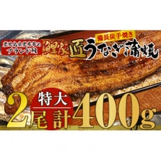 備長炭手焼　鯉家匠うなぎの蒲焼　2尾(400g)1747