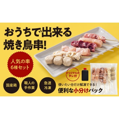 【毎月定期便】国産 鶏串48本セット(6種×8パック)全6回