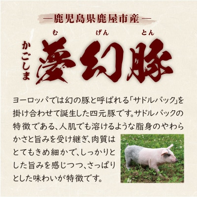 かごしま夢幻豚しゃぶしゃぶ1.2kg　KN021-041-02(鹿屋市)