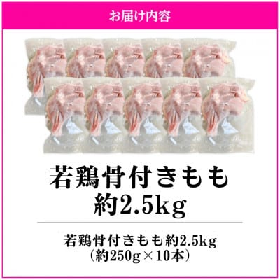 若鶏骨付きもも10本　KN105-008(2652)(鹿屋市)