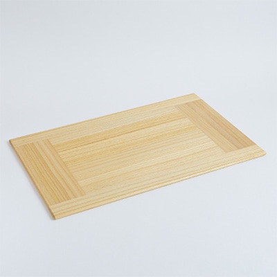 お手入れ簡単・天然木ランチョンマット〈KIRI Place Mat クリア2枚組