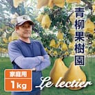 「青柳果樹園のル・レクチェ」 西洋梨 良品家庭用 1kg(2～3玉)|ふるさと納税 冬限定新潟の味覚