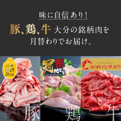 【牛・豚・鶏】肉の定期便 年3回