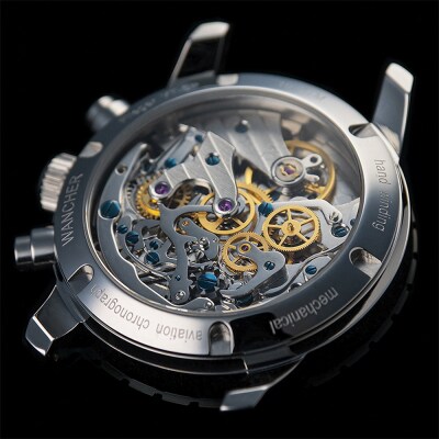 Nach+ 機械式手巻きクロノグラフ時計