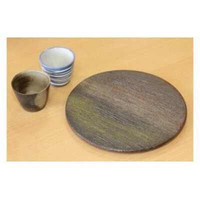 櫛目平皿&お猪口セット