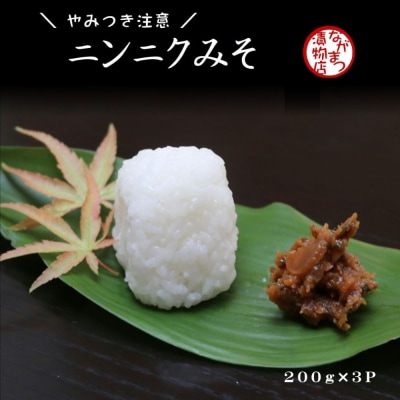 ニンニクみそ(200g×3個)