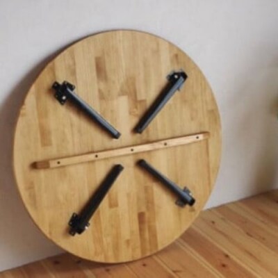 丸いテーブル80【折りたたみ・ちゃぶ台】