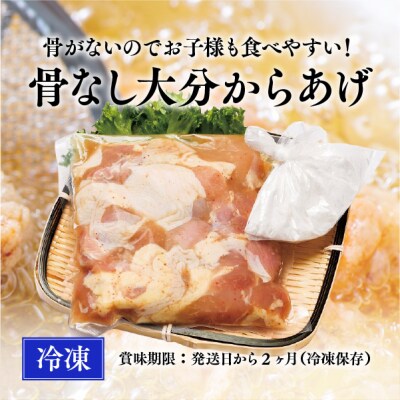 【R6年2月配送分】骨なし大分からあげ600g(300g×2袋)