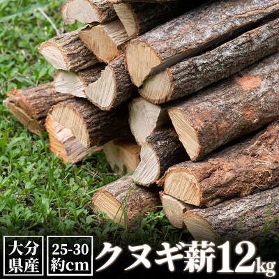 クヌギ 薪 12kg (大分県豊後高田産)