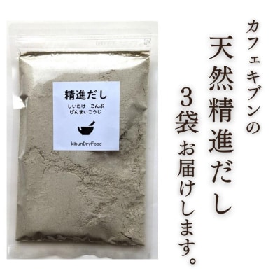 【スピード発送】 天然 精進 だし 100g×3袋 無添加 国産 素材 玄米 麹 昆布 干 しいたけ