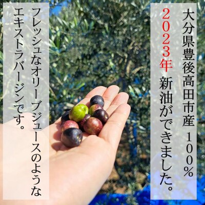 【希少品】豊後高田産100%手摘みエキストラバージンオリーブオイル(100g)