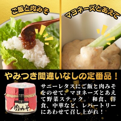 【スピード発送】 食べる味噌 豊後牛 肉みそ (2瓶) おかず味噌 ご飯のお供 おにぎりの具 調味料