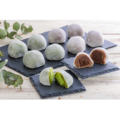 (12個入)生チョコ大福、抹茶生チョコ大福詰合せ