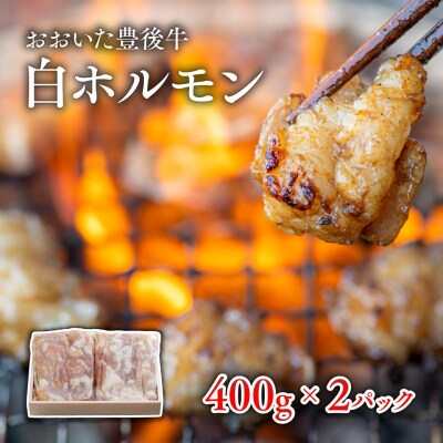 【スピード発送】 おおいた豊後牛 白ホルモン (400g×2P) ホルモン 焼肉