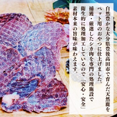 鹿ジャーキー&鹿フレーク【ペット用】各3袋 九州 大分県産 ペットフード おやつ