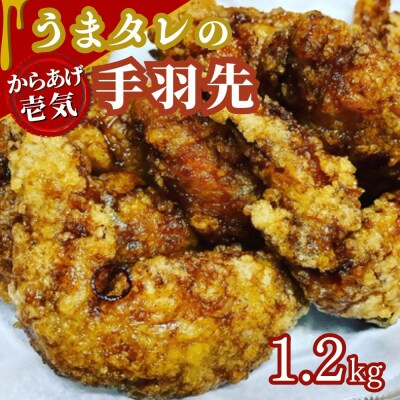 うまタレ付 手羽先 600g×2P 計1.2kg 【 からあげ 壱気 】