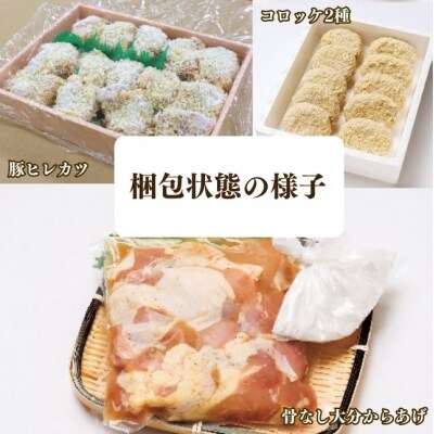 定番! 揚げ物 定期便 豚ヒレカツ からあげ コロッケ 全3回