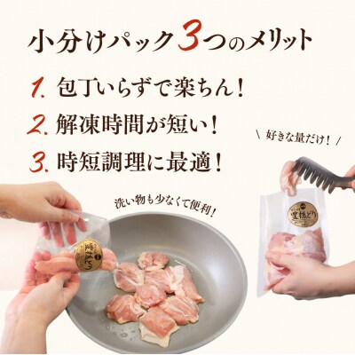 鶏肉 もも肉 豊後どり 切身 3kg 250g×12個 小分け カット済み 冷凍 国産 九州 鶏