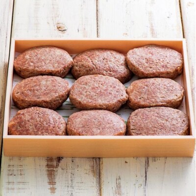 【スピード発送】 豊後牛ハンバーグ(約100g×9個)&黒毛和牛おまかせすき焼き肉(500g)セット