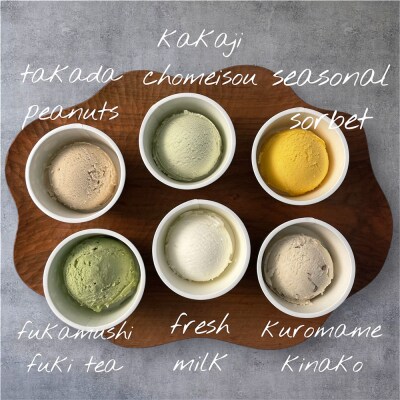 【スピード発送】豊後高田* クラフト ジェラート SET(6P) | ジェラート アイス 豊後高田市