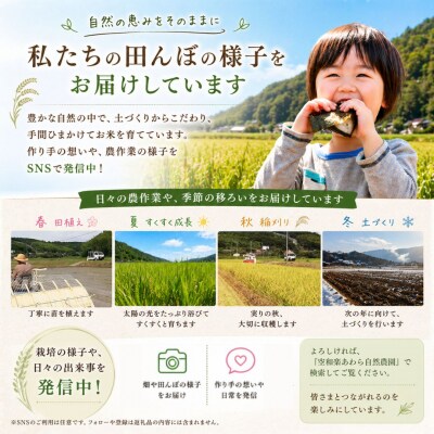 【大分県産】 自然農法 玄米 5kg