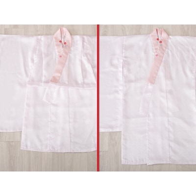 お直し加工　女児七五三晴れ着　肩上げ・腰上げ(3歳用)