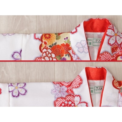 お直し加工　女児七五三晴れ着　肩上げ(7歳用)