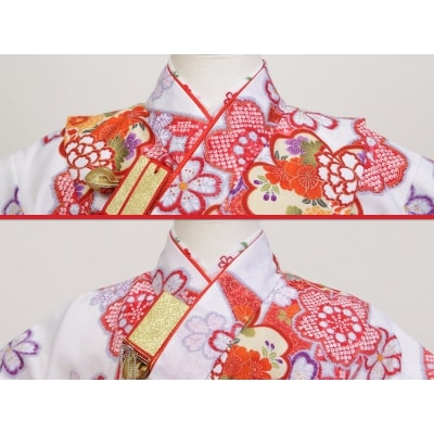 お直し加工　女児七五三晴れ着　肩上げ(7歳用)