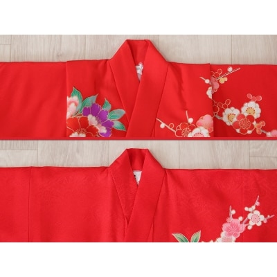 仕立て直し　産着を七五三の晴れ着に加工