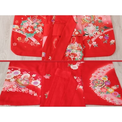 仕立て直し　産着を七五三の晴れ着に加工