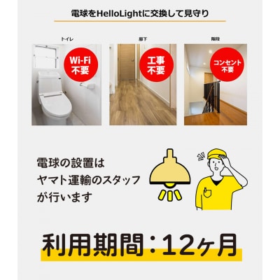 クロネコ見守りサービス ハローライト訪問プラン(1年間)　Y-02