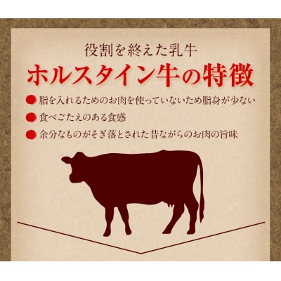 おつかれママ牛　ホルスタイン牛肉セットB　K-24a