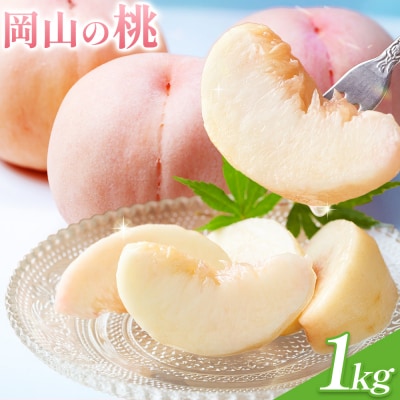 【豊作につき特別寄附額】最短翌日発送! 岡山の桃 約1kg《1-5営業日出荷》岡山県 笠岡市 白桃 | ふるさと納税のお礼品