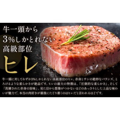 牛肉 国産 ヒレ ステーキ 岡山県産牛 1kg《60日以内に出荷予定(土日祝除く)》