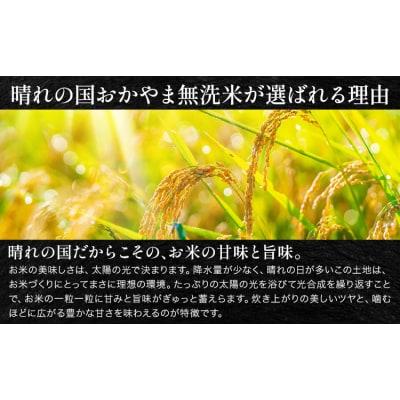 無洗米 20kg 晴れの国おかやま無洗米 プレミアム 《7-14営業日以内に出荷予定(土日祝除く)》
