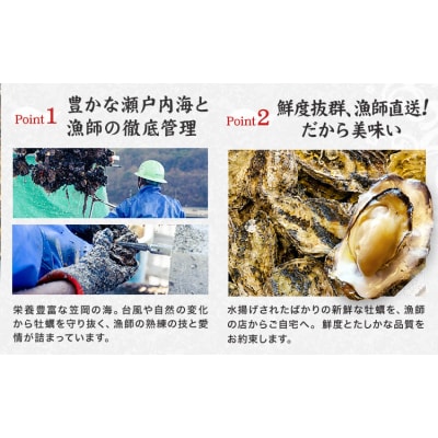 笠岡産 冷凍殻付き牡蠣 加熱用 4kg 60～80粒 《30日以内に出荷予定(土日祝除く)》