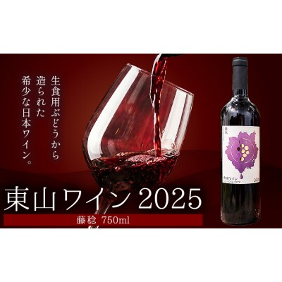 東山ワイン2025 750ml 藤稔 東山農園《30日以内に出荷予定(土日祝除く)》