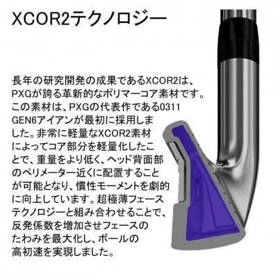 PXG BLACK OPS アイアン#6-PW、GW 6本セット-S