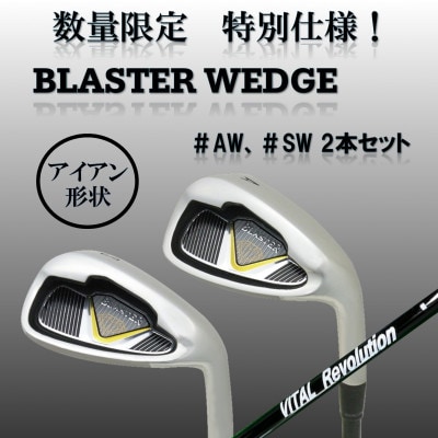 ゴルフクラブ ウェッジ BLASTER #AW #SW 2本セット フレックスR 特別仕様