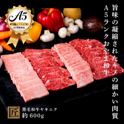 おやま和牛 A5 極 ヤキニク 約600g