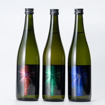 【日本唯一】色光照射発酵日本酒ILLUMINA計2160ml
