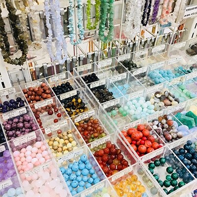 ローズクォーツのフラワーリング　#13～16