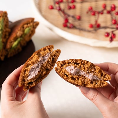 【5個入り】小山市の名店山本屋黒糖どら焼き　5種類