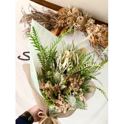 【Lサイズ】季節にあったお花をお届け!店長セレクトドライフラワー