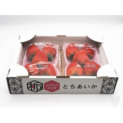 甘さ際立つ新品種いちご とちあいか 2パック