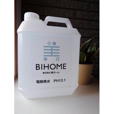 掃除のプロ使用!強アルカリ電解水の力 4Lボトル