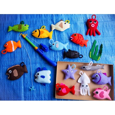 持ち運びできてどこでも魚釣り!セット
