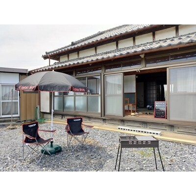 田んぼの真ん中の古民家「まなかのいえ」1泊2日貸切宿泊体験チケット(最大4名様)